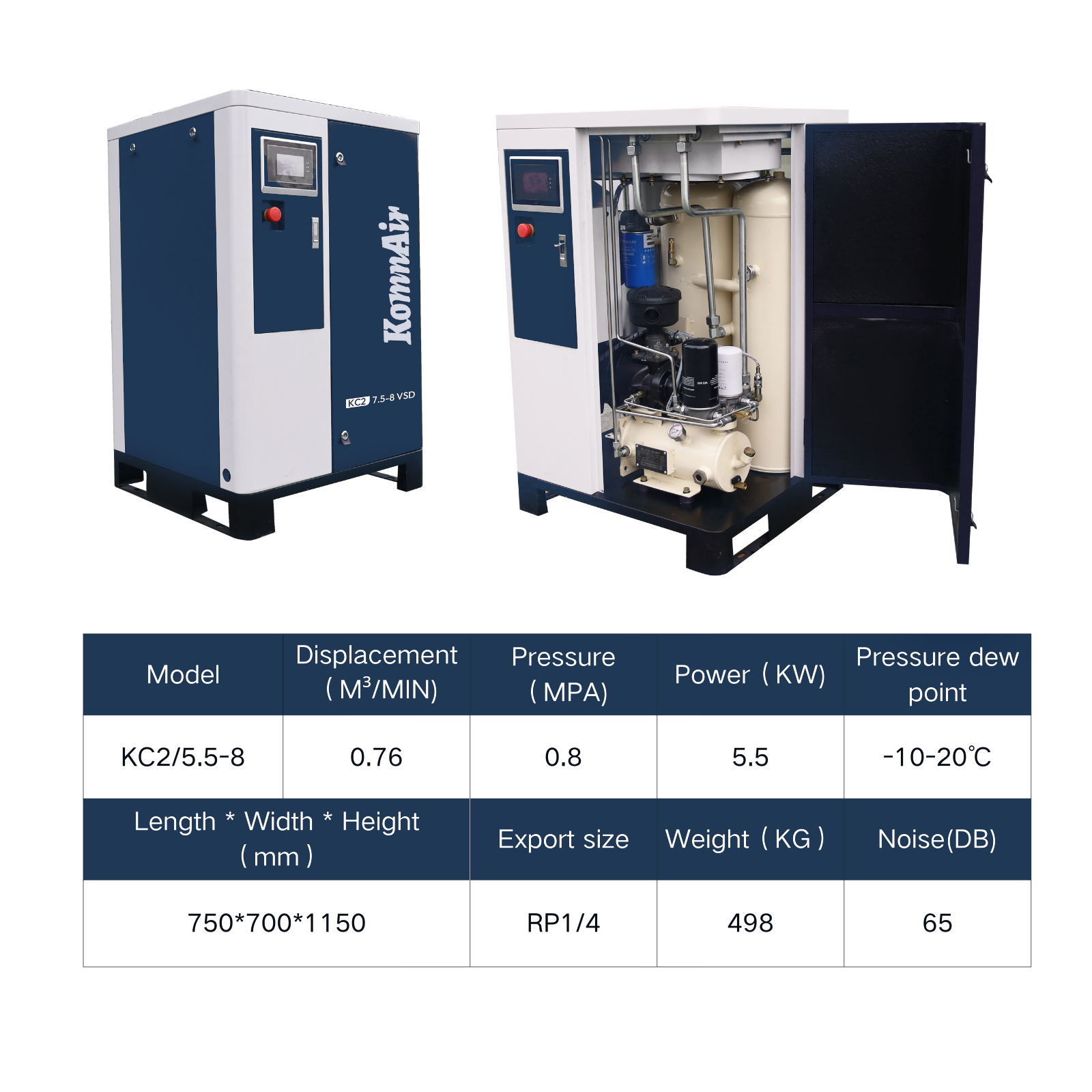 1. KC2 Series Mini Air Station (Power Range 7.5 HP – 30 HP) - Image 10